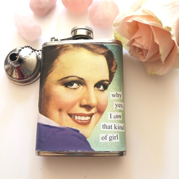 Anne Taintor Other - ❤️SOLD❤️Retro Gal Flask 🥂